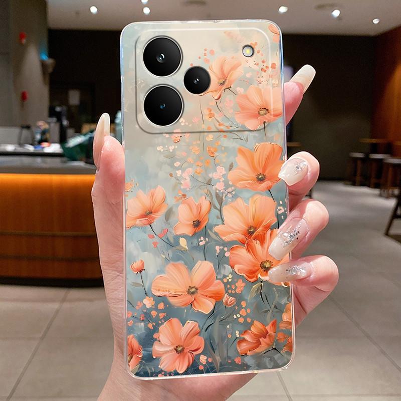 Phone Case For OPPO Realme P4 Coque Realme P4 Pro Funda P4PRO Butterfly Protective Casing Transparent Soft Silicone TPU Cover