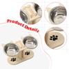 Cat Bowls Elevated Pet Food Bowls for Small Dogs and Cats Food and Water