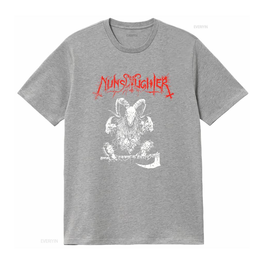 NUNSLAUGHTER T Shirt  Cotton Black Men Full Size S To 5XL DA65 Vintage Washed Slightly Homme Fashion Versatile