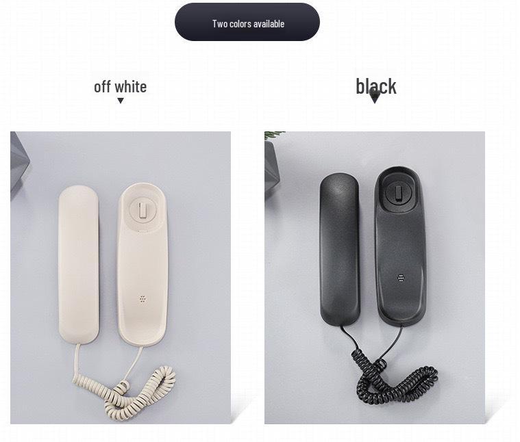 Daerxin Dual-Purpose Desk & Wall Phone for Office, Home, or Hotel
