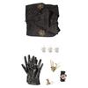 In Stock Moth Lady Evil Cosplay Fantasia Village Vampire Lady Dimitrescu Costume Women Black Dress Halloween Carnival Party Suit