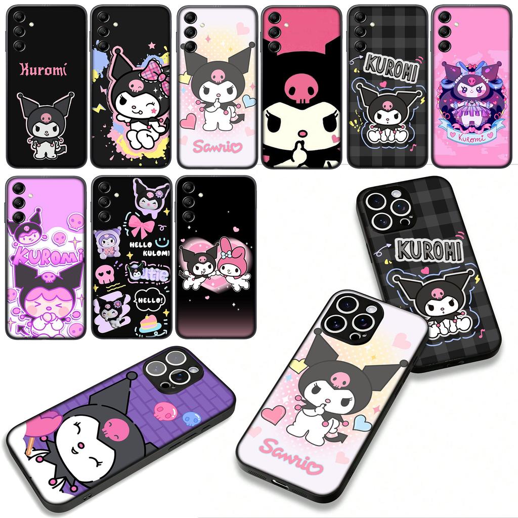 Cover for OPPO A54 A40 A60 A80 A18 A16 A17 A38 A78 A79 A57 A55 A3 Pro A96 A15 A12 Phone Case Poster Kuromi Lovely Cartoon