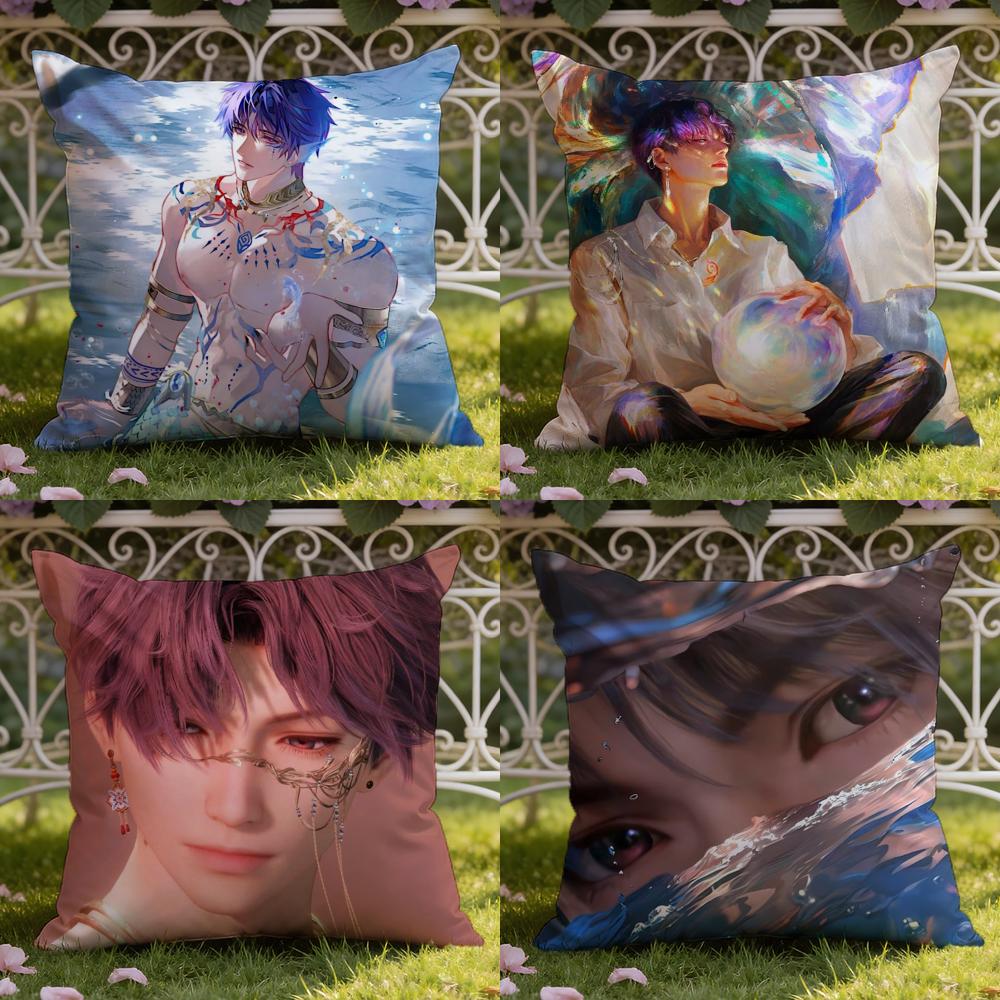 R-Rafayel Love D-Deepspace Cushion Cover Home & Car Dual-Scene Pillow Cover: Reversible for Premium Comfort