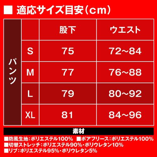 Daytona Motorcycle Inner Pants, Autumn/Winter, Boa Included, Windproof, Cold Protection, DI-008FA, Black, L Size 31944