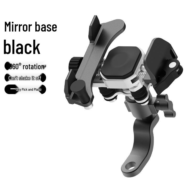 Durable Aluminum Motorcycle & Bicycle Phone Holder