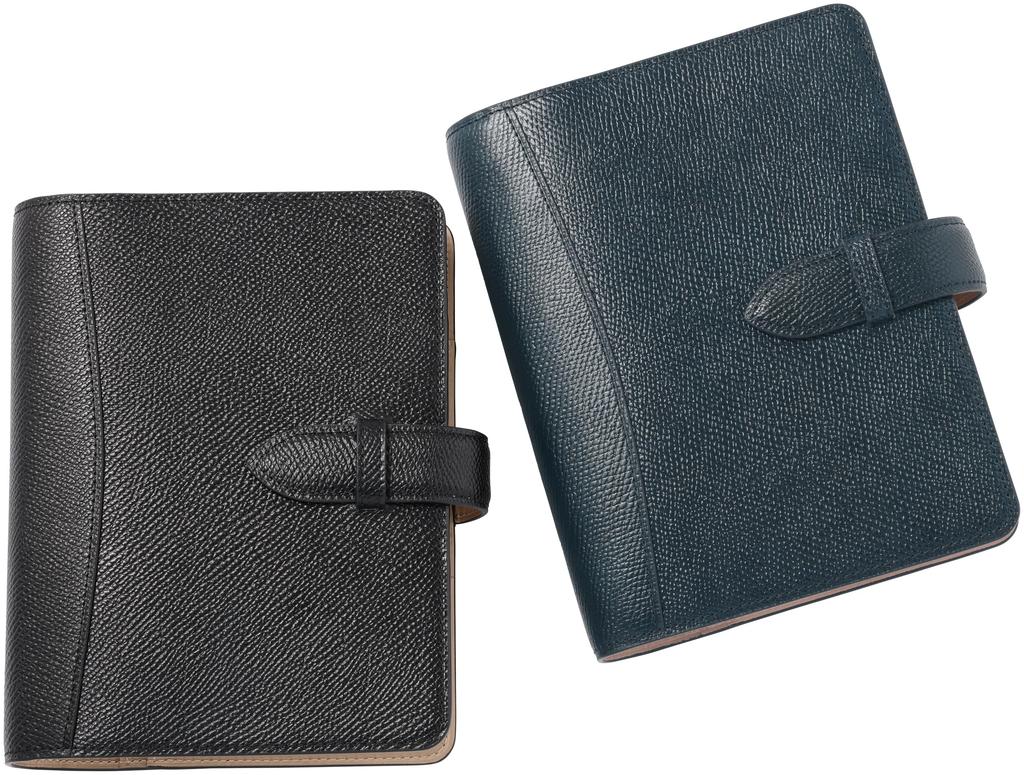 Franklin Planner Cordovan Embossed Binder, Compact Size, 25mm, Black, 66016