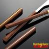 QianXing 430 Stainless Steel Gold Tea Spoon Set with Faux Wood Handle
