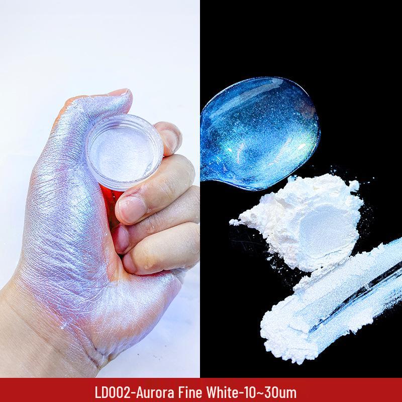 Iridescent Aurora Cosmetic Grade Mica Powder for Glitter Eyeshadow & Bath Soap, 10g