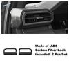Car Gear Shift Knob / Roof Reading Lights / Air AC Outlet Vent Cover Trim For Toyota Tacoma 2024 2025 Carbon Fiber Accessories