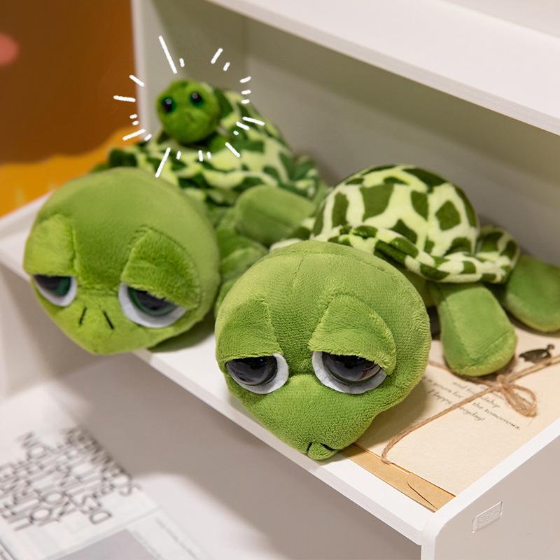 Cute Big-eyed Turtle Doll Plush Toy Little Turtle Mother and Child Turtle Doll Boy Soothing Doll
