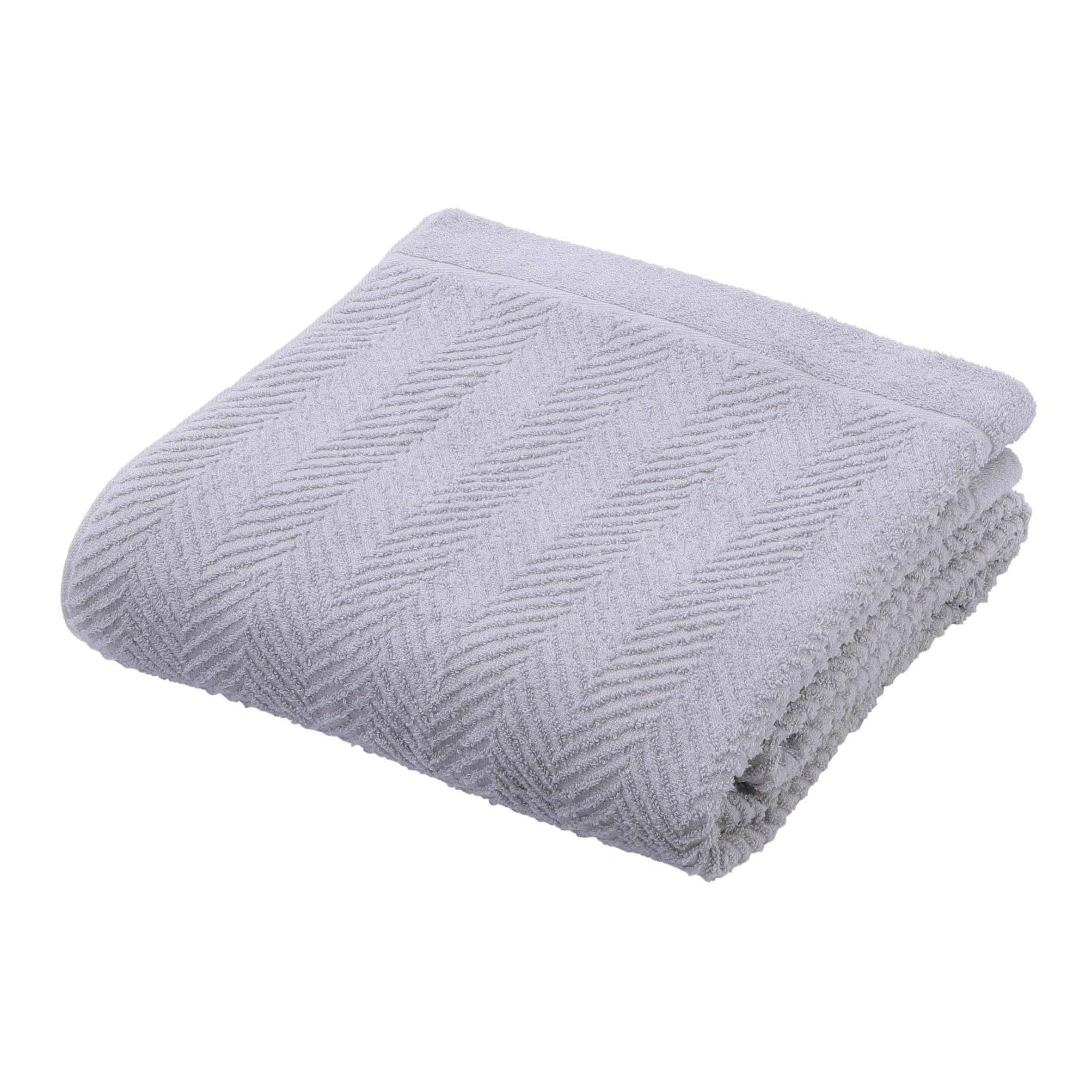 

Nishikawa Seven Days Towel Blanket, Single, Washable, Fluffy and Lightweight, Jacquard Weave, Gray, FR05040011
