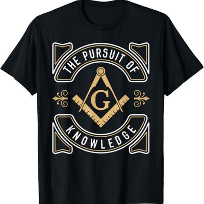 Das Streben nach Wissen Masonische Brüderlichkeit SMIB Freimaurer T-Shirt