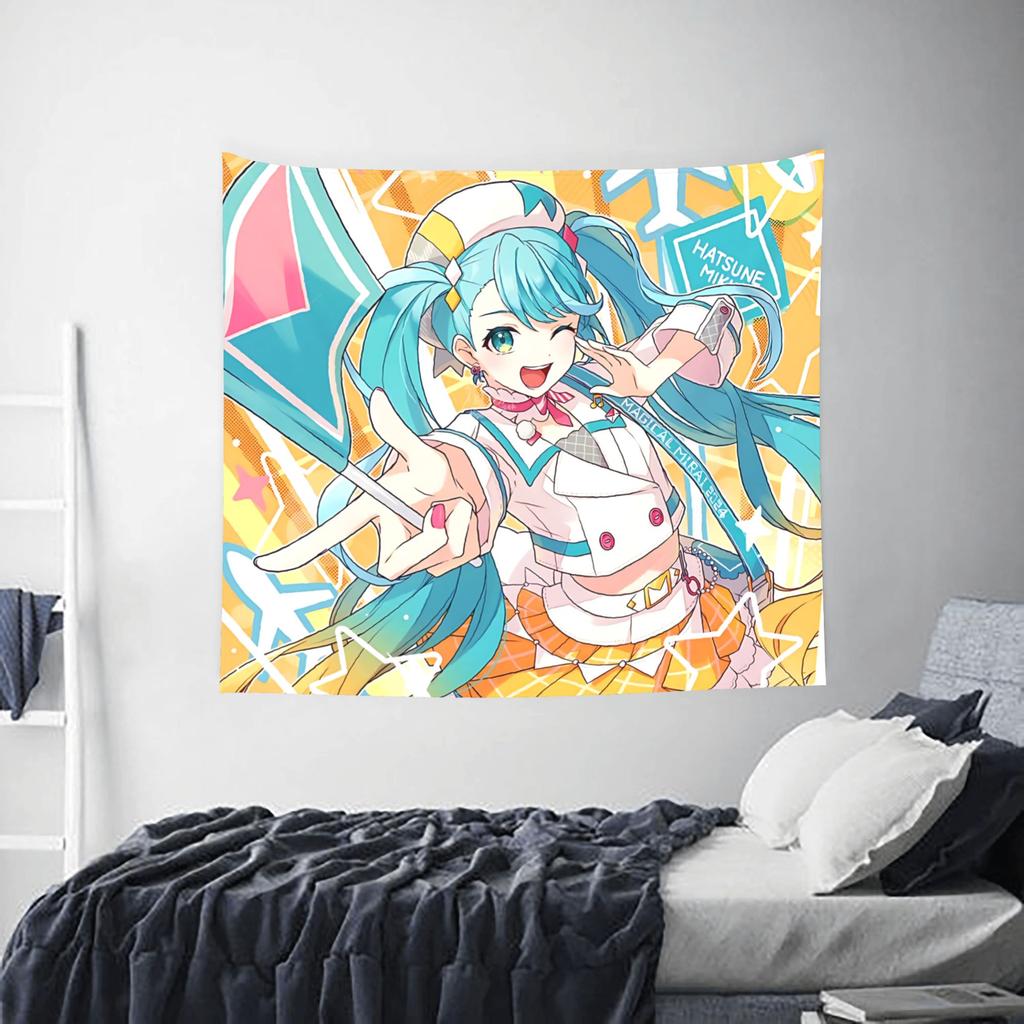 Cutecore Hatsune Miku Tapestry Room decoration Home Decoration Tapestry Decor Accessories Cute Room Decor