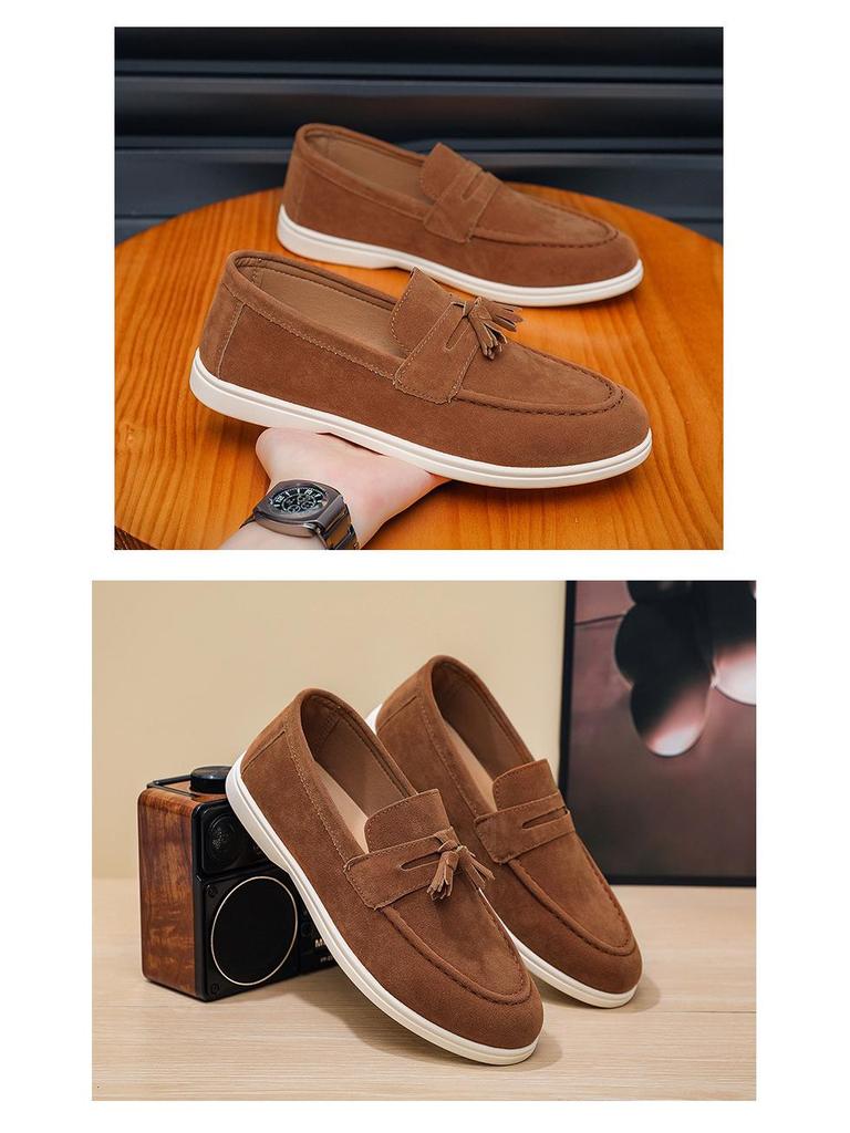 Plus Size Women's 2025 Casual Low-Top Moccasins and Men's Cross-Border Loafers