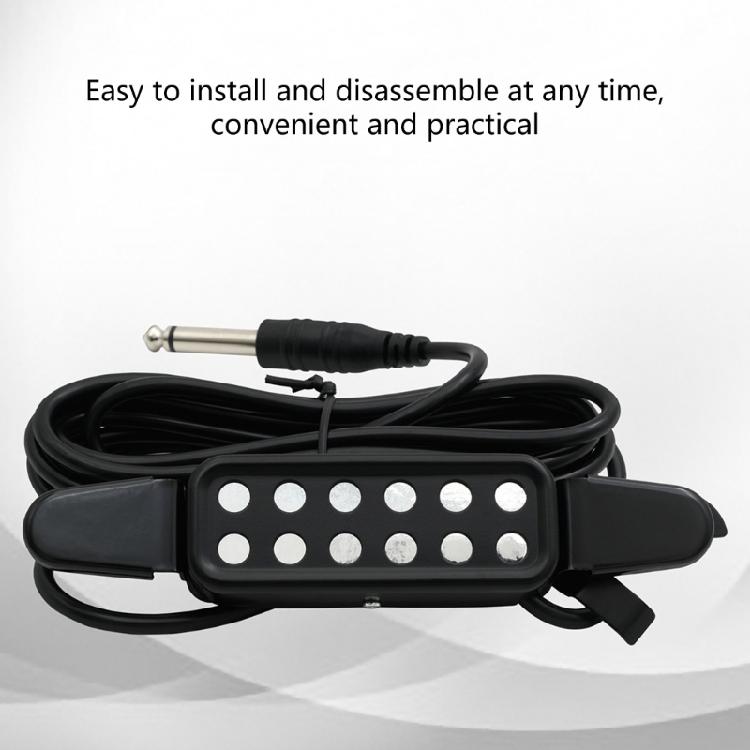 Guitar Soundhole Pickup with 300cm Cable for 39inch to 42inch Acoustic Guitars