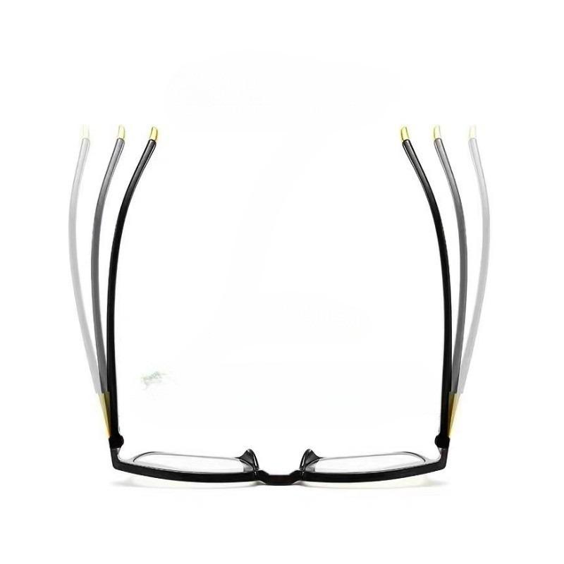 Unisex Square Reading Eyeglasses Durable + 1 . 0 ~ + 4 . 0 ComputerEyeglasses DurableReplaceableLensesforMaleandFemaleEyewear