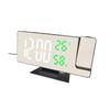 Led Digital Alarm Clock Projection Clock With 180°Rotatable Projector Mirror Large Screen Projection Clock For Home Office Table