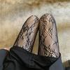 Japanese Lolita Retro Floral Rattan White Hosiery Hot Tights Classic Lolita Hollowed Out Lace Mesh Stockings Bottomed Pantyhose