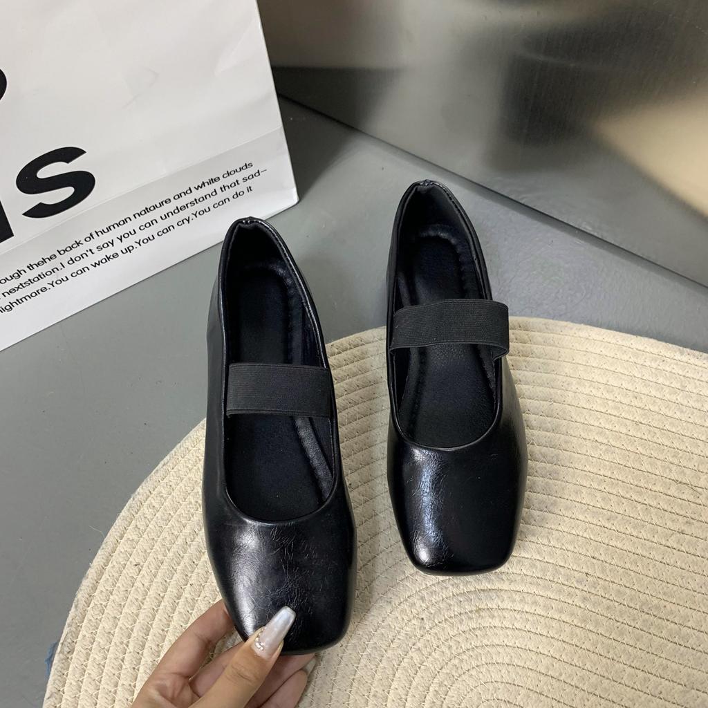 Women Ballet Flats Shoes Fashion Shallow Elastic Band Spring Autumn Ladies Comfort Soft Sole Ballerina Shoes
