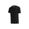 Adidas T Shirts Men's Black Crew Neck Moderate Straight Fit GH4419