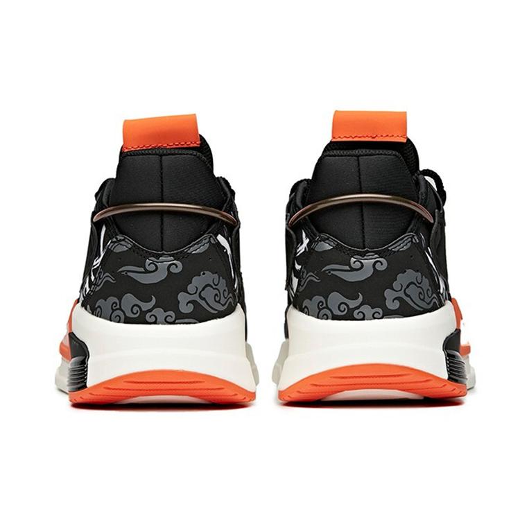 Anta Life Collection Casual Shoes Men's Low Top Black/White/Orange 112048808-1