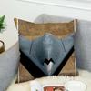 Russia Modern Fighter Jets Pillow Case For Car Sofa Decorative Home Double-sided Print Plush Square Throw Pillow Cushion Cover