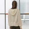 Duran Feather Modal Hooded Zip-Up Jacket Dtf3W-5111 2 Colors