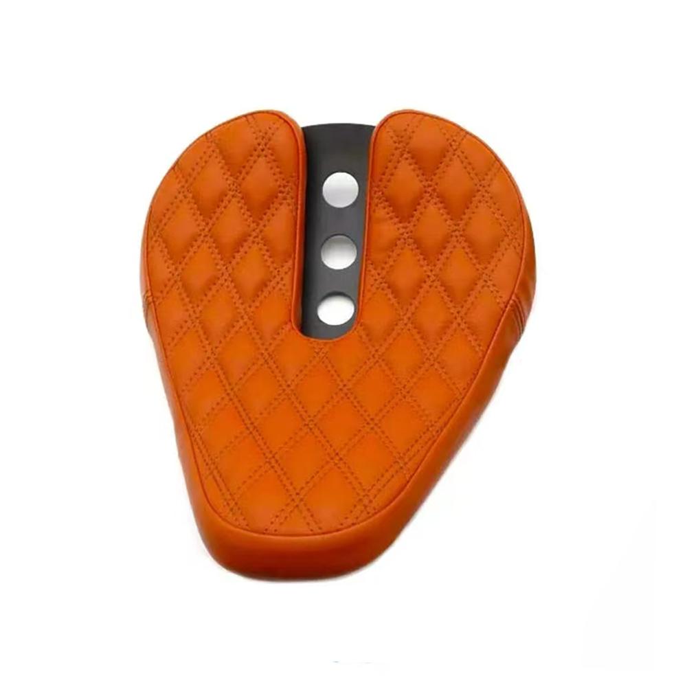 

For Harley Davidson 883R 883C 883 883L XL1200 Sportster 1200 Saddle 2005 2006 2010-2020 Asiento modificado Leather Seat Cushion оранжевый
