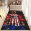Sports Area Rug, Antoine Griezmann Atletico Plus500 Champions League Roar Poster, Fan Cave Decor, Non-Slip Mat
