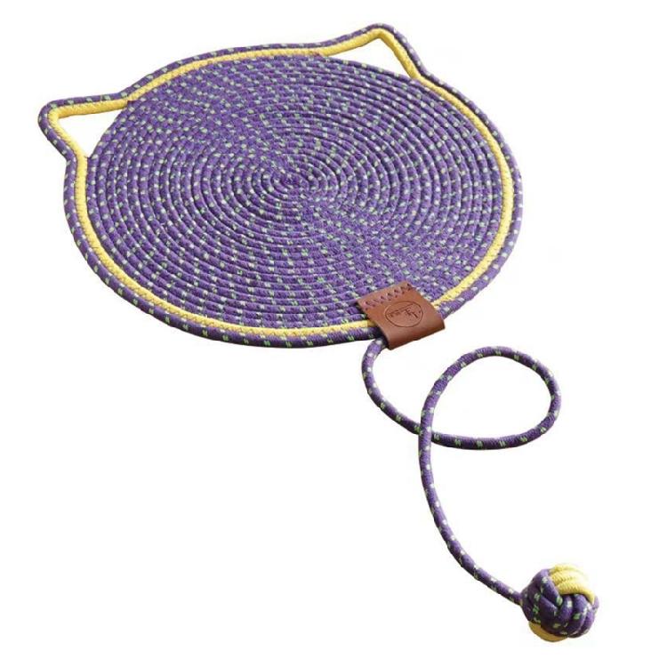 Cotton Rope Cats Scratcher Post Mat Essential Cats Toy for Claw Care Scratches-Resistant Engaging for Home