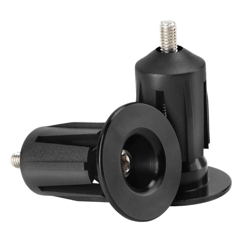 Universally Fit Aluminum Bike Handlebar End Cap Easy To Install Handlebar End Plugs For Various Riding Conditions