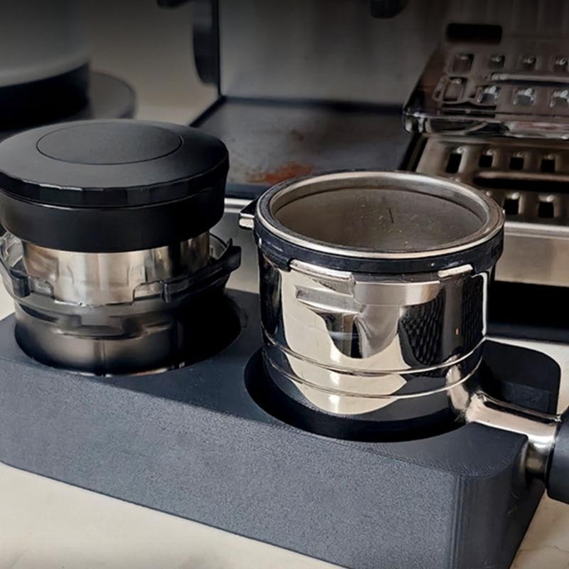 Stable Espressos Tamping Station Universal Fit For Coffee Handle Sustainable Materials Coffee Distributor Base