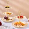 Luxury Cake Plate Nordic Dessert Plates Rack INS Snack Tray  Party Supplies
