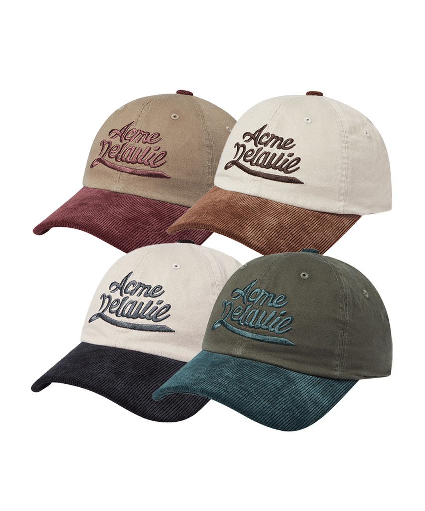 ACME DE LA VIE Corduroy Color Scheme Ball Cap