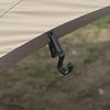 4Pcs Tent Fixed Clip Outdoor Camping Lights Hook Portable Hangings Lights Clip Tent Canopy Clip Shower Curtain Hook