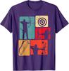 Humorous Archery Bow and Arrow Target Game Enthusiast T-Shirt