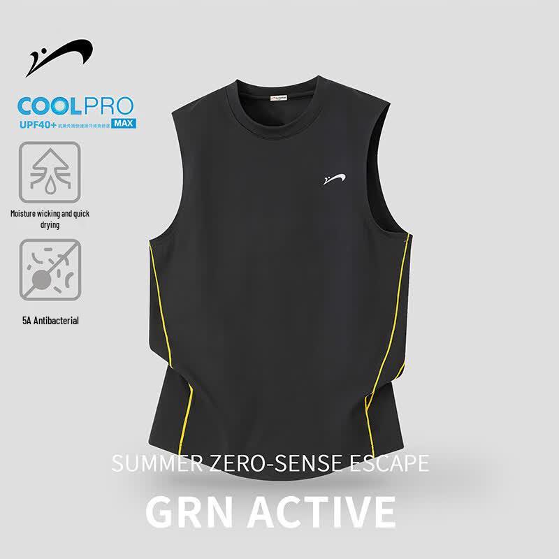 Guirenniao Men s Quick-Dry Sleeveless Sports Vest S