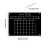 2mm Magnetic Acrylic Dry-Erase Board: Weekly Planner & Daily Calendar Refrigerator Magnet