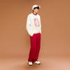 Anta Casual Fashion Sports Versatile Loose Comfortable Fleece Thick Warm Pullover Sweatshirt Men tops Warm-Jade-White 952618706-2