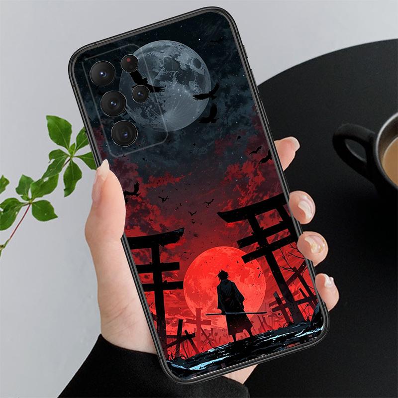 Japanese Samurai Sword Anime Phone Case For Samsung A17 A55 A16 A56 A35 A15 A53 A54 A33 A34 A25 A05S A52 A52S A07 A26 A06