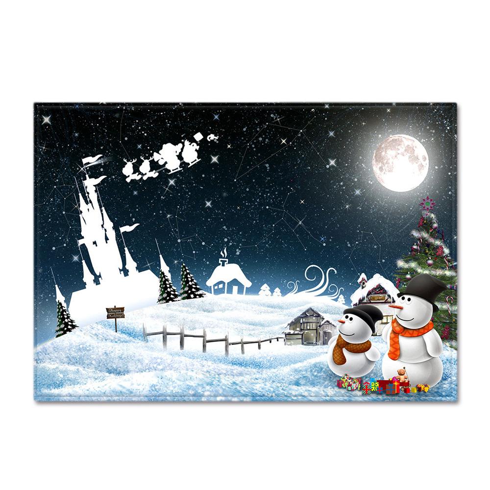 Christmas Living Room Floor Mat Bedroom Dining Room Carpet Carpet Doormat