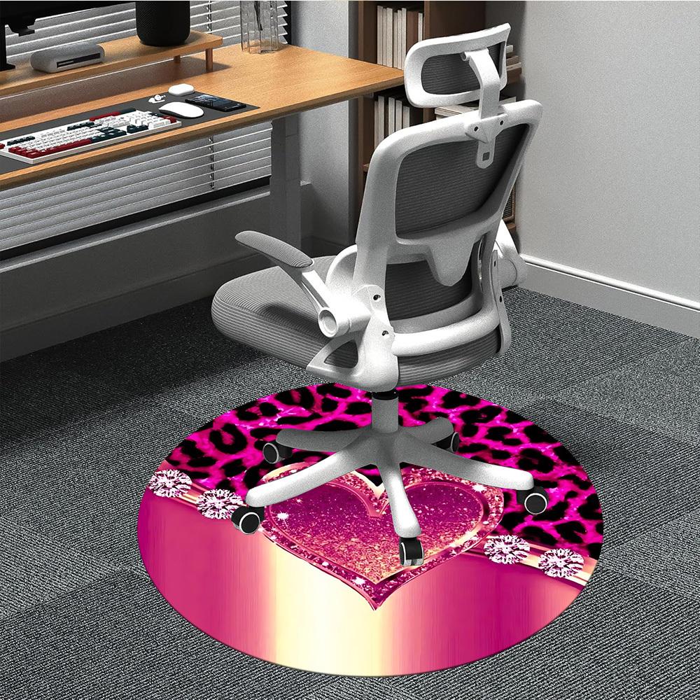 

1pc Heartbeat Chair Carpet for Office - Durable, Ideal for Chair Mats, Stylish & Functional Decorative Rug yy260203090 80cm by 80cm