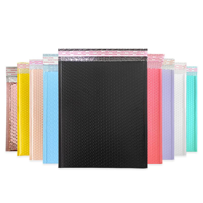 Large Self-Adhesive Bubble Wrap Bags for Clothing - Shockproof and Thickened Packaging with Foam for Small Card Protection