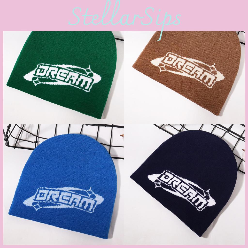 Knitted Hat With Alphabet Letters For Fall Fashion And Warmth