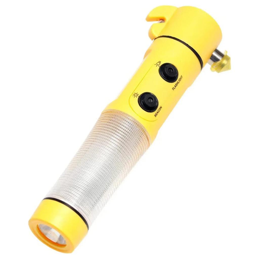 4 i 1 Bilsäkerhetshammare Nödglasbrytare Skär Sätbältet Hög Hårdhet Volframstål Räddningsverktyg Biltillbehör