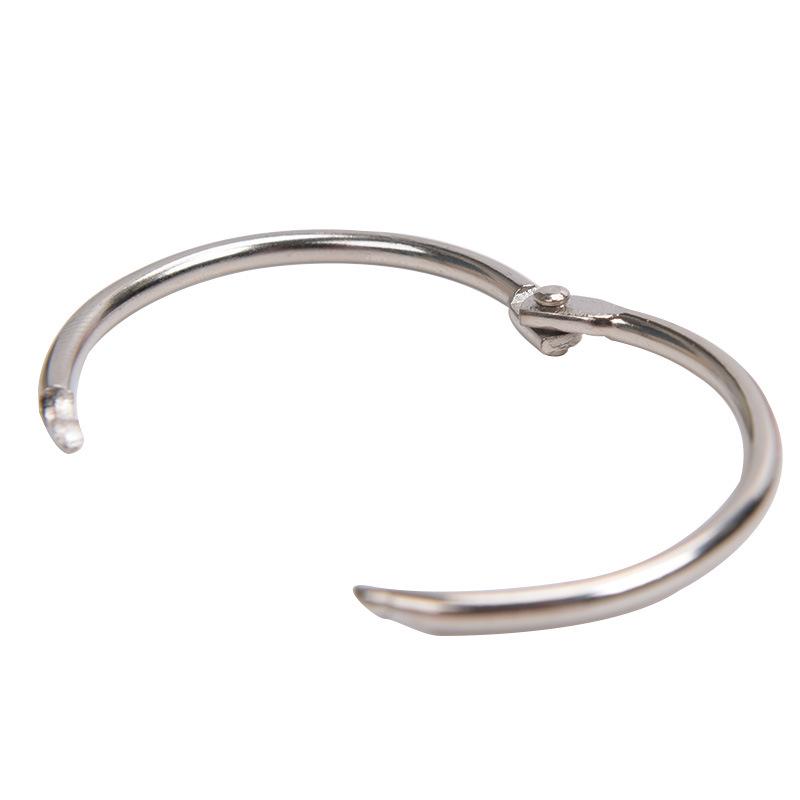 

Среднее открывающееся кольцо для штор, карточек, книг и календарей 25mm Wire 2.2