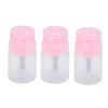 60ML Empty Press Pump Dispenser Plastic Lockable Leak-proof Nails Polish Remover Pressed Bottle Makeup Tools Liquid Storage