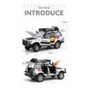 1/24 Toyota Land Cruiser LC80 SUV Legering Støpt Lekebil Modell Lyd og Lys Leketøy for Barn Samleobjekter Bursdagsgave