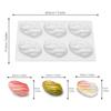 Portable 3D Mousse Cake Mold Pistachio-shaped Non-Stick French Dessert Mold Non-toxic Flexible Jelly Pudding Mold Cake Making