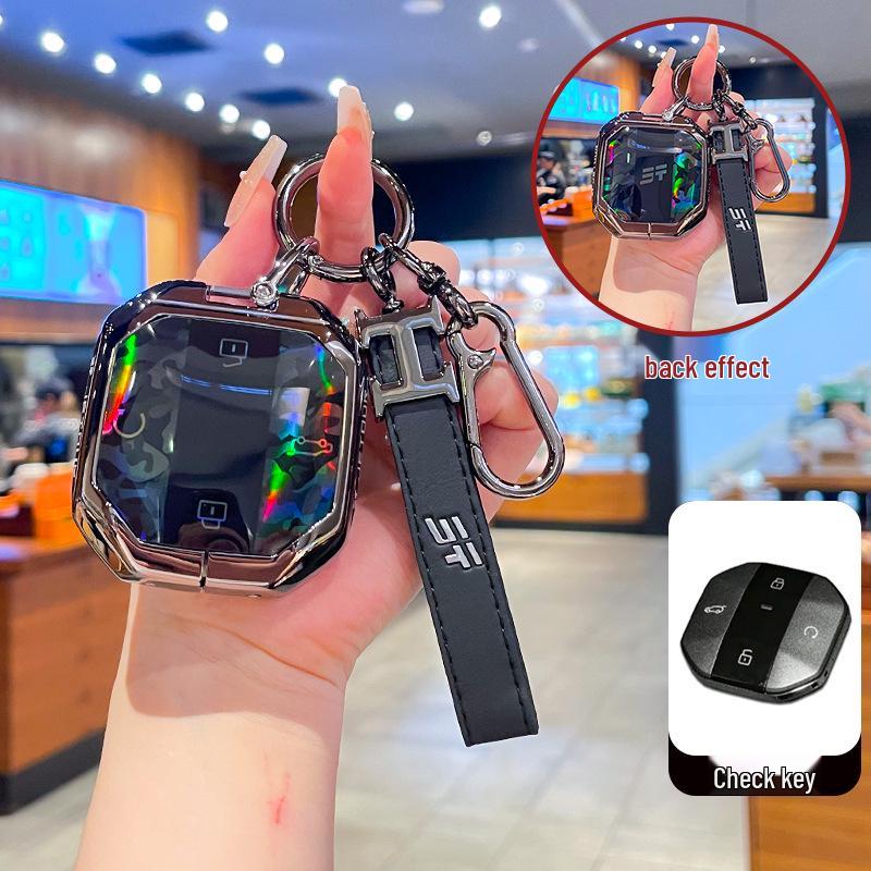 Jetour Traveller T1/T2 Key Case: Robust Shell Protection with Metal Buckle